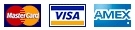 MasterCard, Visa, American Express accepted